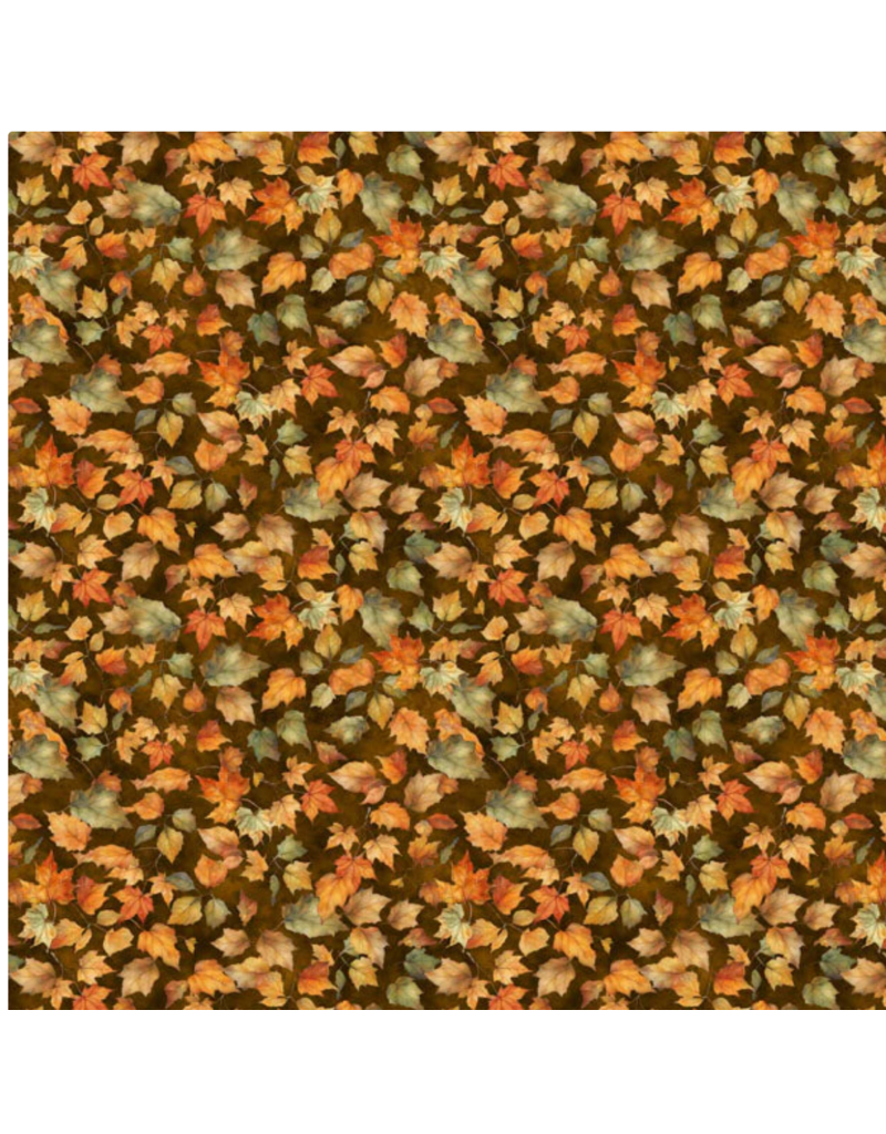 Wilmington Prints Glorious Fall - Brown  (278)
