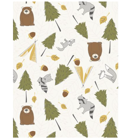 Wilmington Prints Into the Woodlands - Critters and Trees Toss