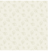 Wilmington Prints Into the Woodlands - Leaves Cream