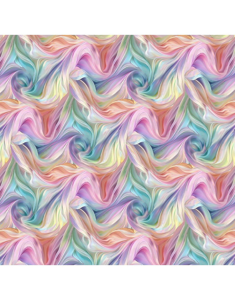 Timeless Treasures Flutter Satin Texture - Pastel  CD3779