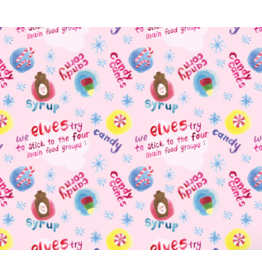 Camelot Fabrics Elf the Movie - Four Food Groups