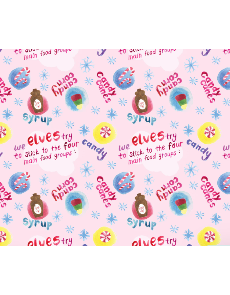 Camelot Fabrics Elf the Movie - Four Food Groups