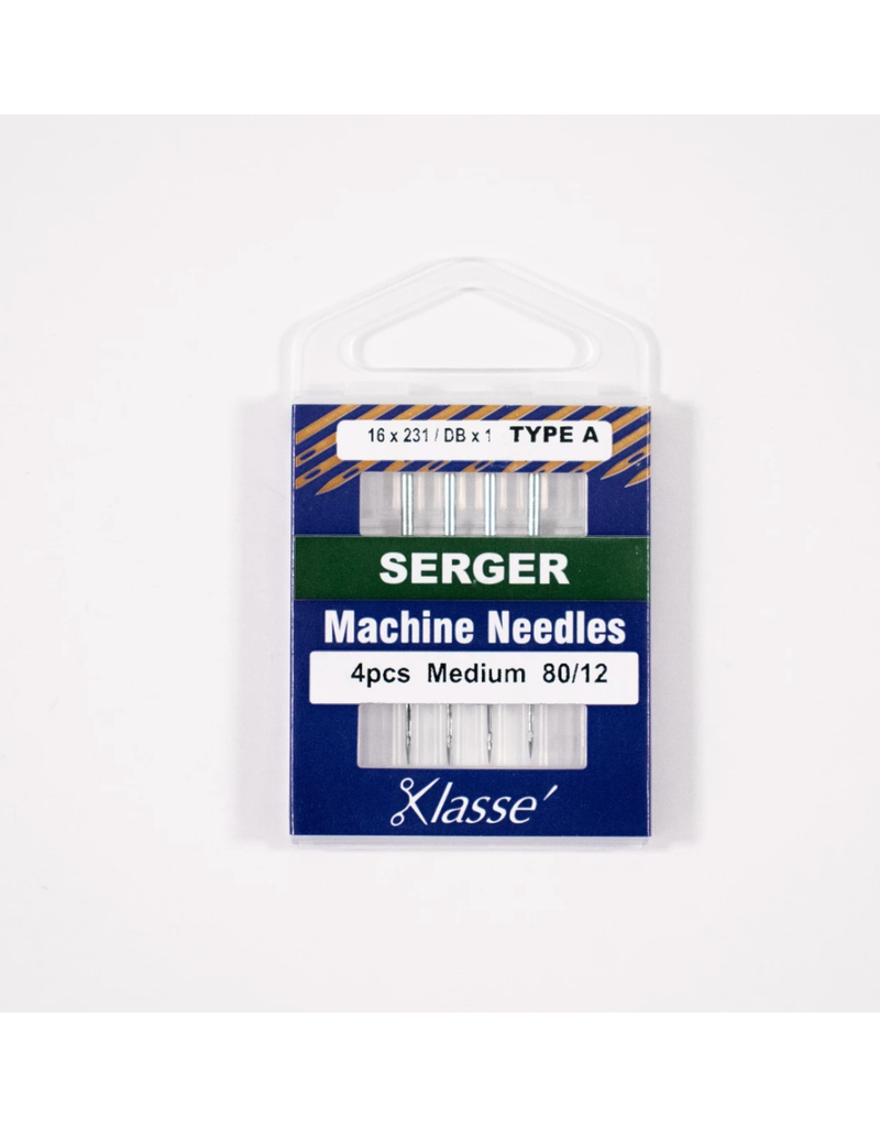 Klasse Serger Needle (80/12) 4 pcs Type A