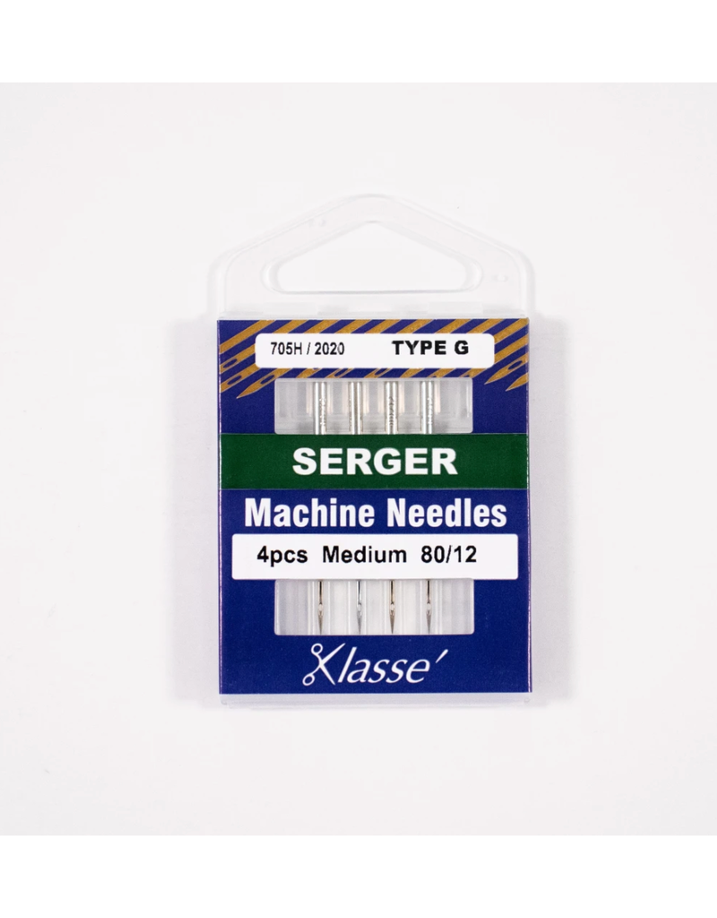Klasse Serger Needle (80/12) 4 pcs Type G