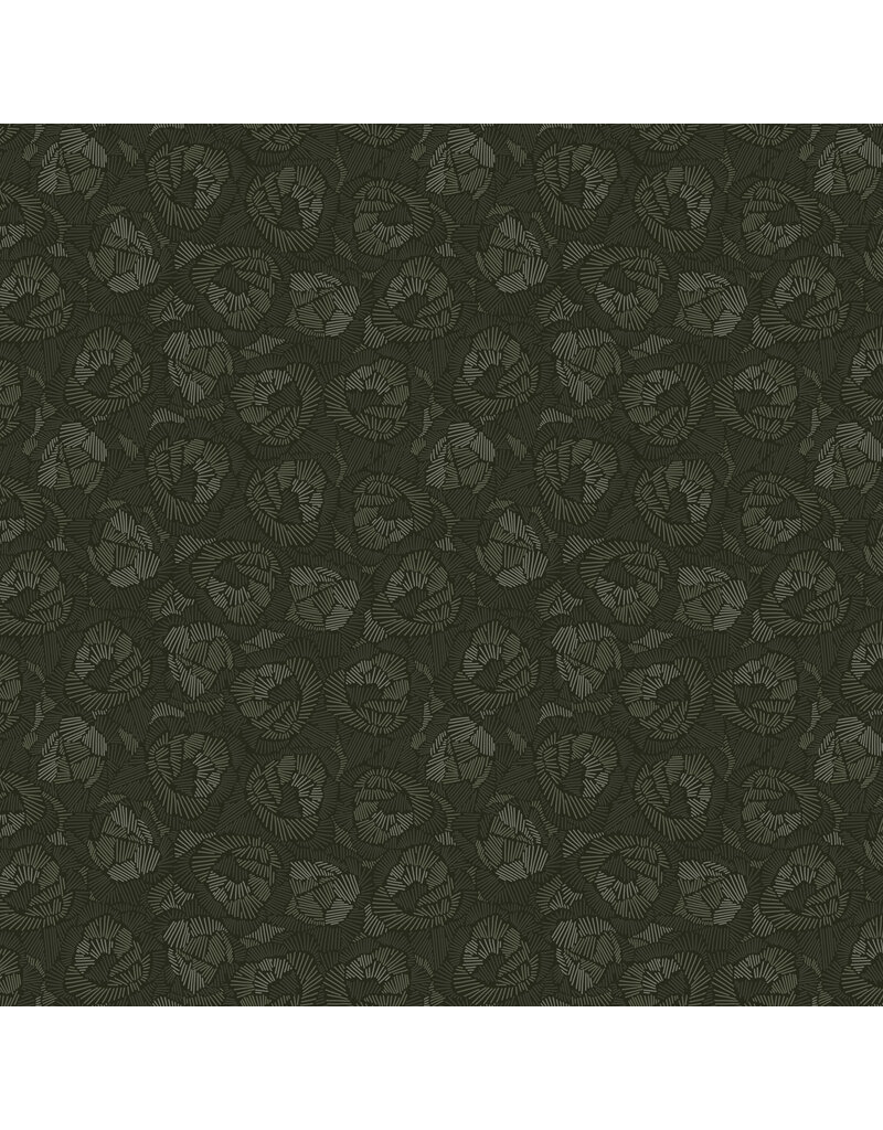 Tranquility - Line Floral - Green   91141-79