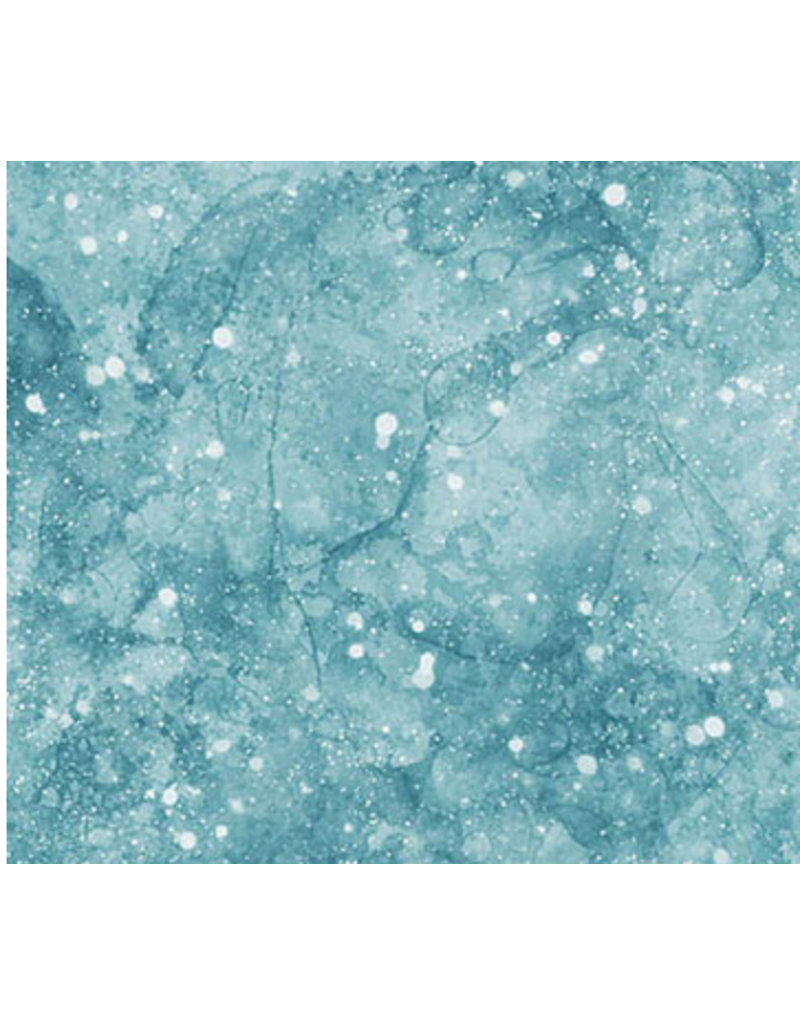 Northcott Tundra Crossing - Snow Texture Med. Blue  - DP28299-44