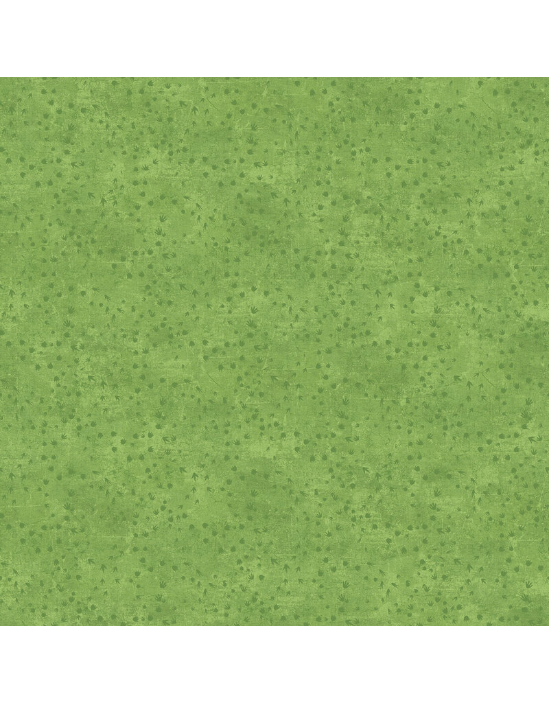 Northcott Dino Roar - Dino Tracks Green