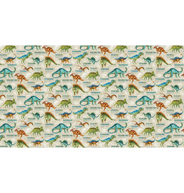 Northcott Dino Roar - Dino  with Words