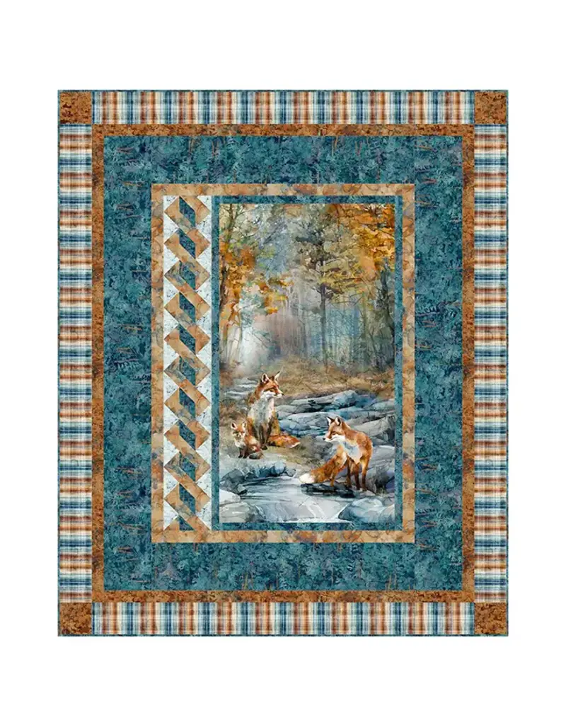 Northcott Fox Den First Light Quilt Kit