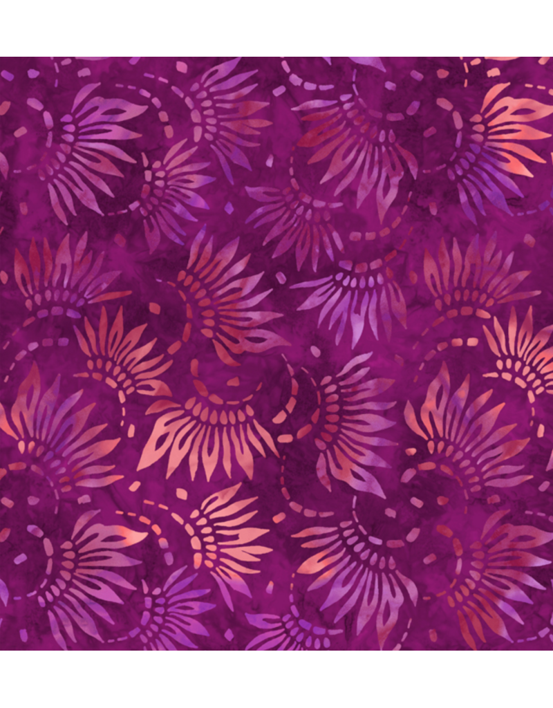 Wilmington Prints Petals  Wide Backing - Fuschia