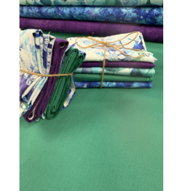Timeless Treasures Mid winter magic fat quarter bundle (5)