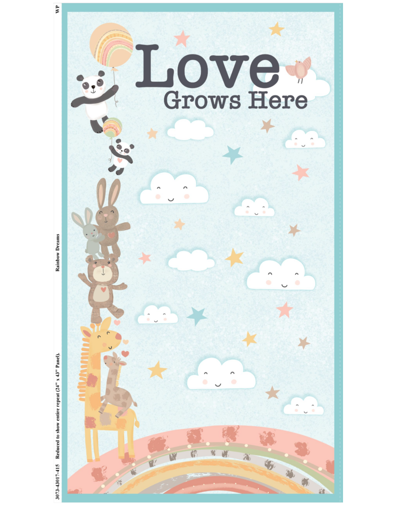 Wilmington Prints Rainbow Dreams - Large Multi Panel