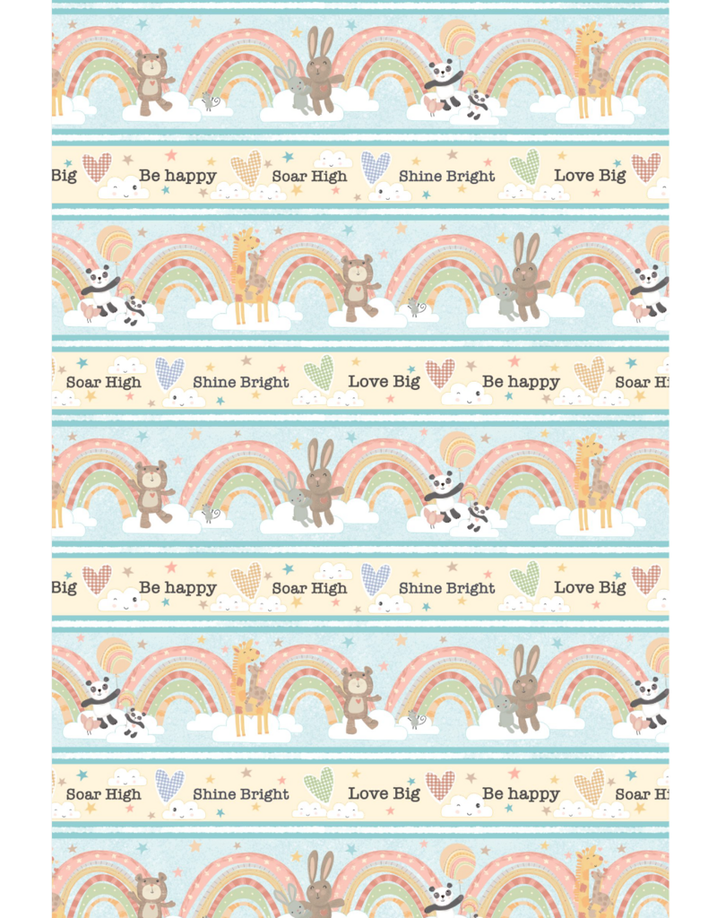 Wilmington Prints Rainbow Dreams - Border Fabric