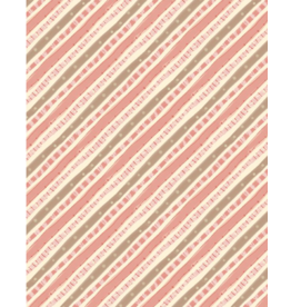 Wilmington Prints Rainbow Dreams - Diagonal Stripes  Pink