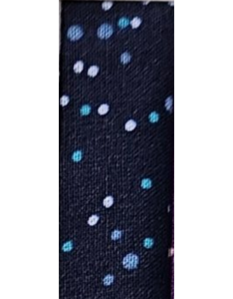 Algodon Dotted  Navy Wide Backing