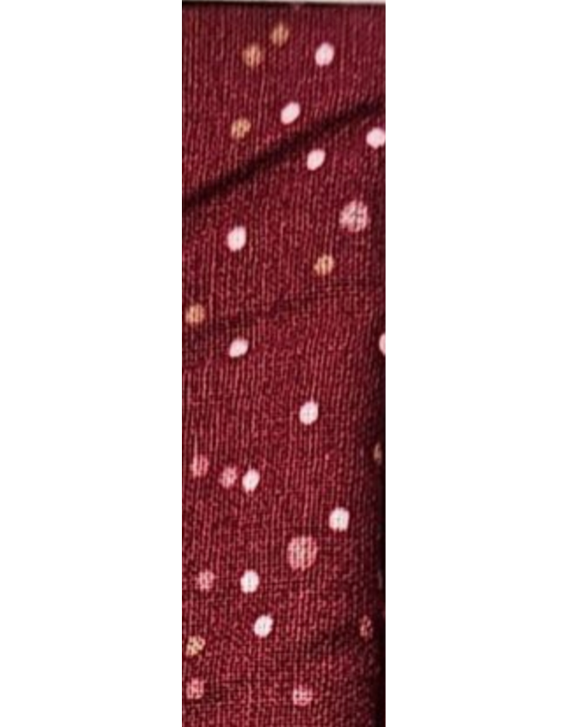 Algodon Dotted Burgundy  Wide Backing