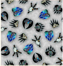 All Over Grandfather - Grey