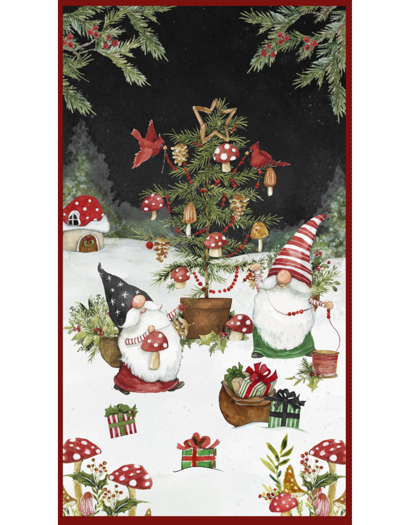 Wilmington Prints Merry Gnome-ments - Panel