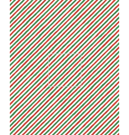 Wilmington Prints Merry Gnome-ments - Stripes