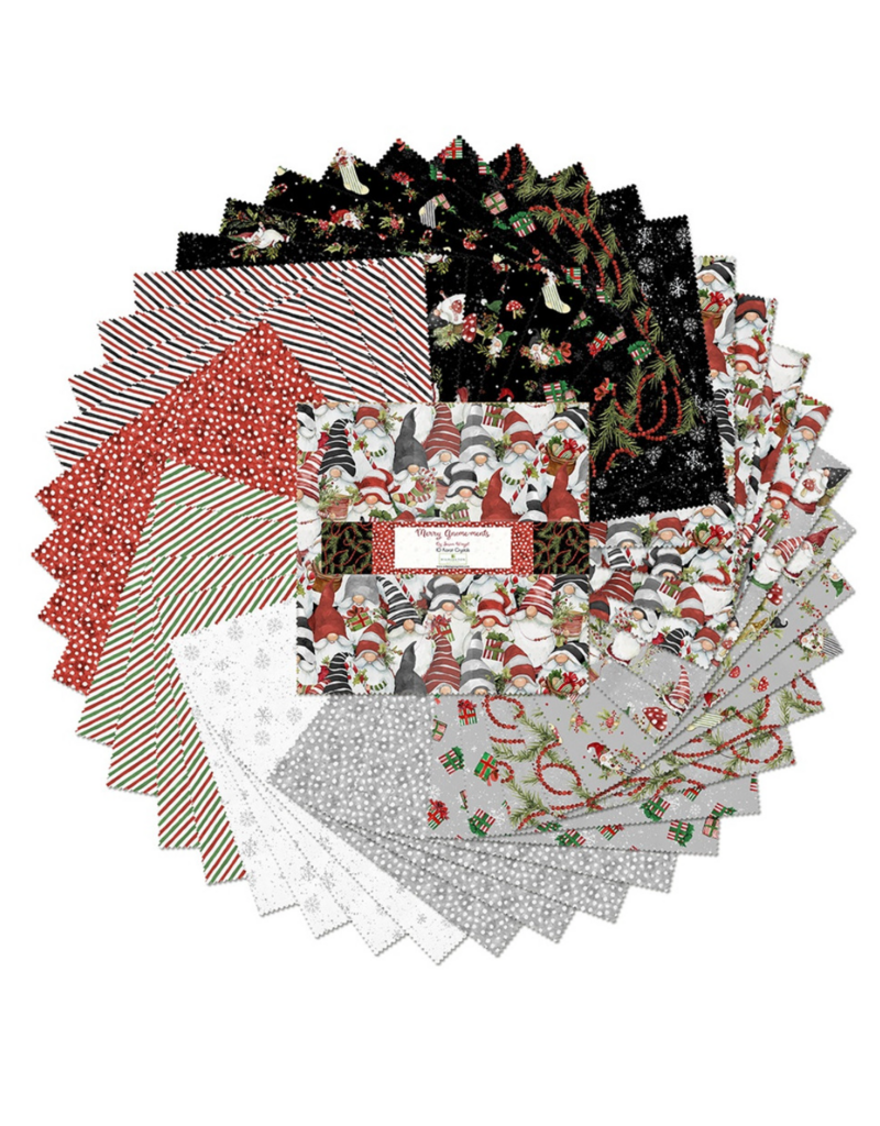 Wilmington Prints Merry Gnome-ments - Layer Cake