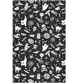 Wilmington Prints Midnight Hauntings - Haunting Toss - Black