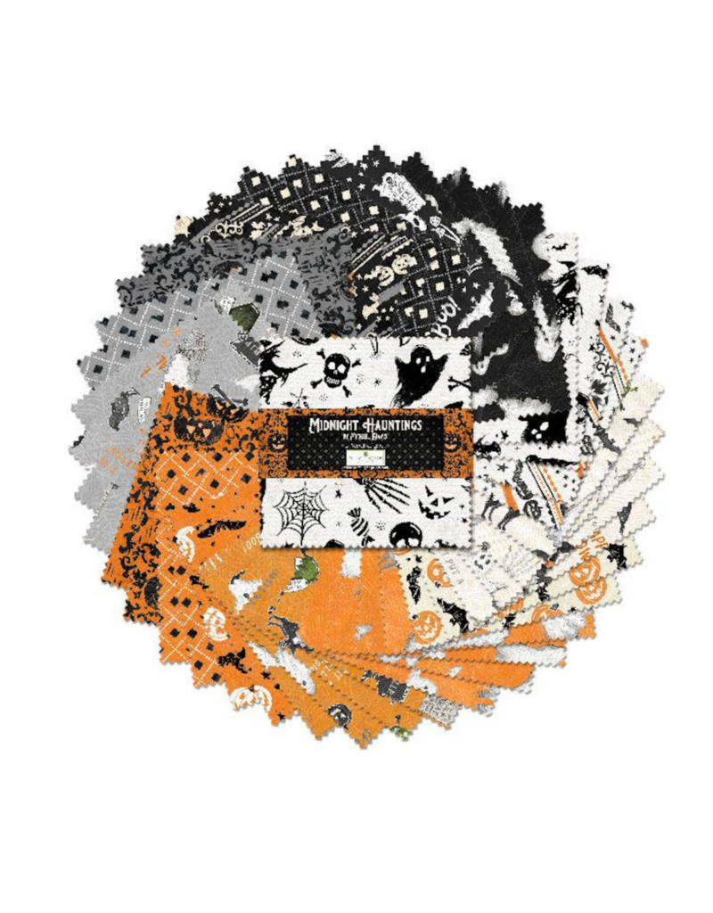 Wilmington Prints Midnight Hauntings - Layer Cake