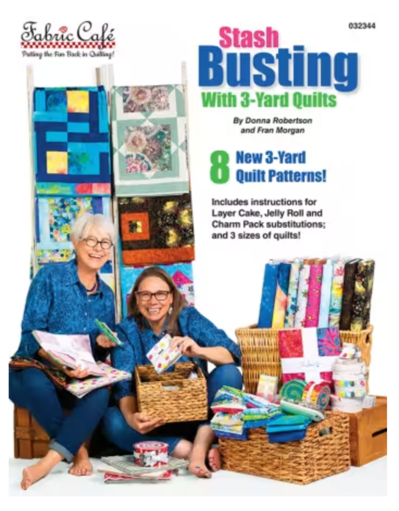 Fabric Cafe Stash Busting  with 3 Yard Quilts