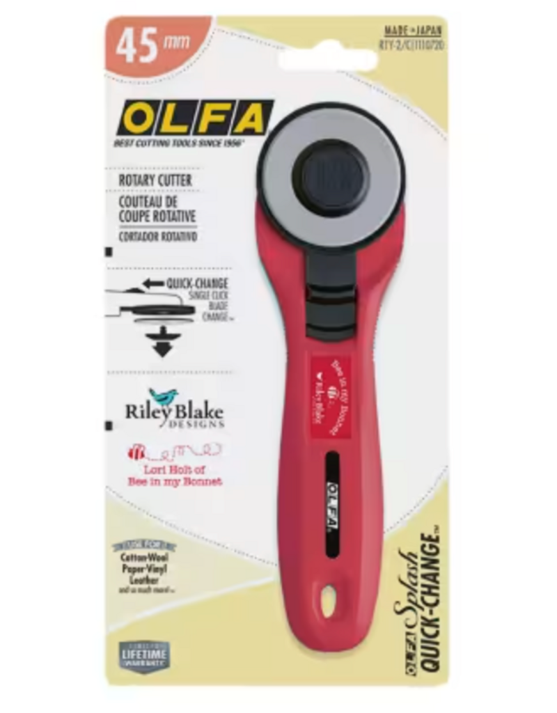 OLFA Lori Holt Rotary Cutter - 45mm