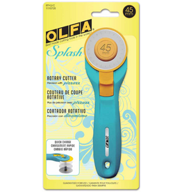 OLFA Splash Rotary Cutter  Aqua - 45mm