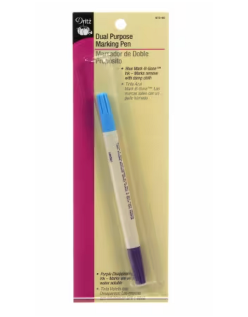 Blue & Purple Dual Purpose Marking Pen