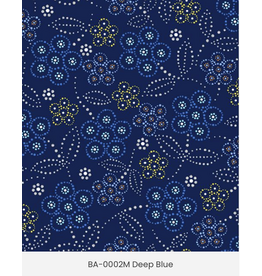 Full Moon Rising Deep Blue - BA-0002M