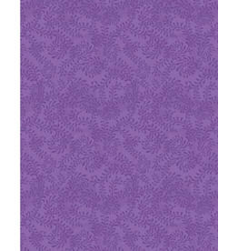 Wilmington Prints Swirling Leaves Purple - (606)