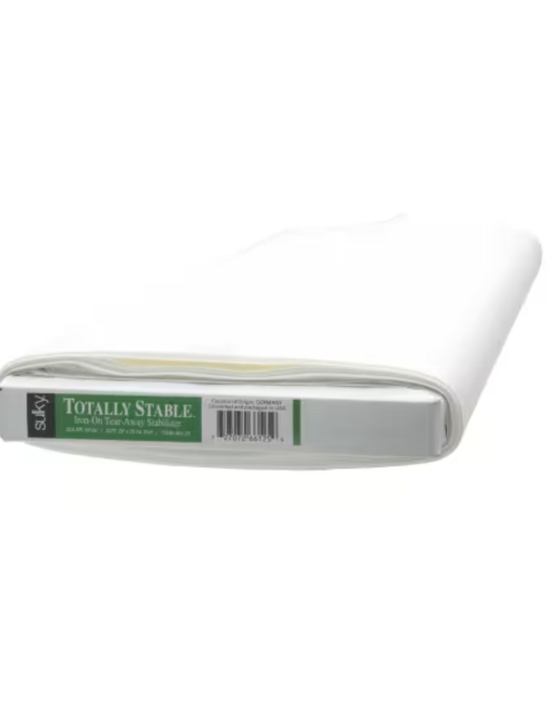 Sulky Totally Stable Iron-on Tear-Away Stabilizer White 20in x 25yds