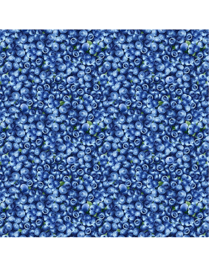 Timeless Treasure Packed Blueberries