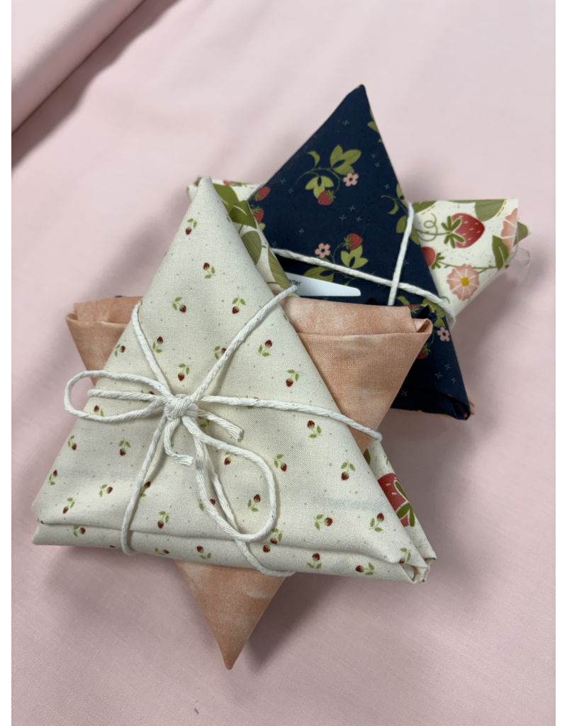 fat quarter bundle Strawberry Patches (4)