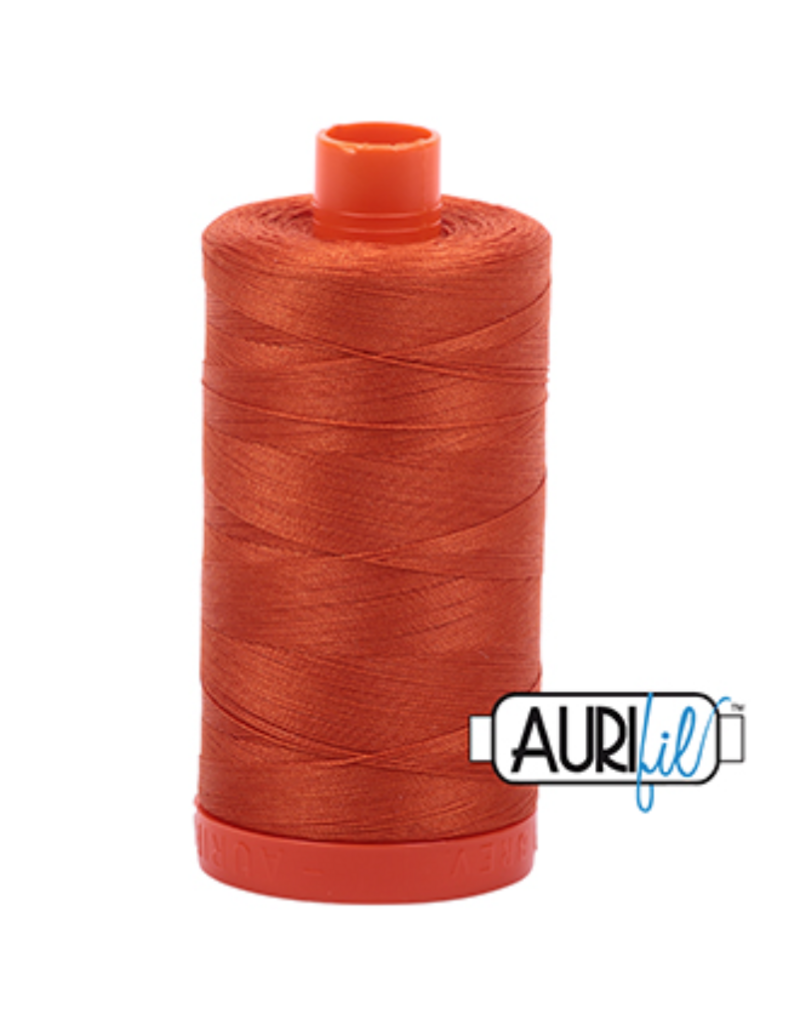Aurifil Mako Cotton Thread Solid 50wt - Rusty Orange (2240)