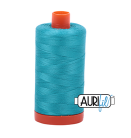 Aurifil Mako Cotton Thread Solid 50wt - Turquoise (2810)