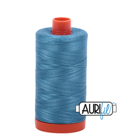 Aurifil Mako Cotton Thread Solid 50wt - Teal (2815)
