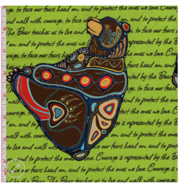 Jackie Traverse -  7 Teachings Bear - AVOC