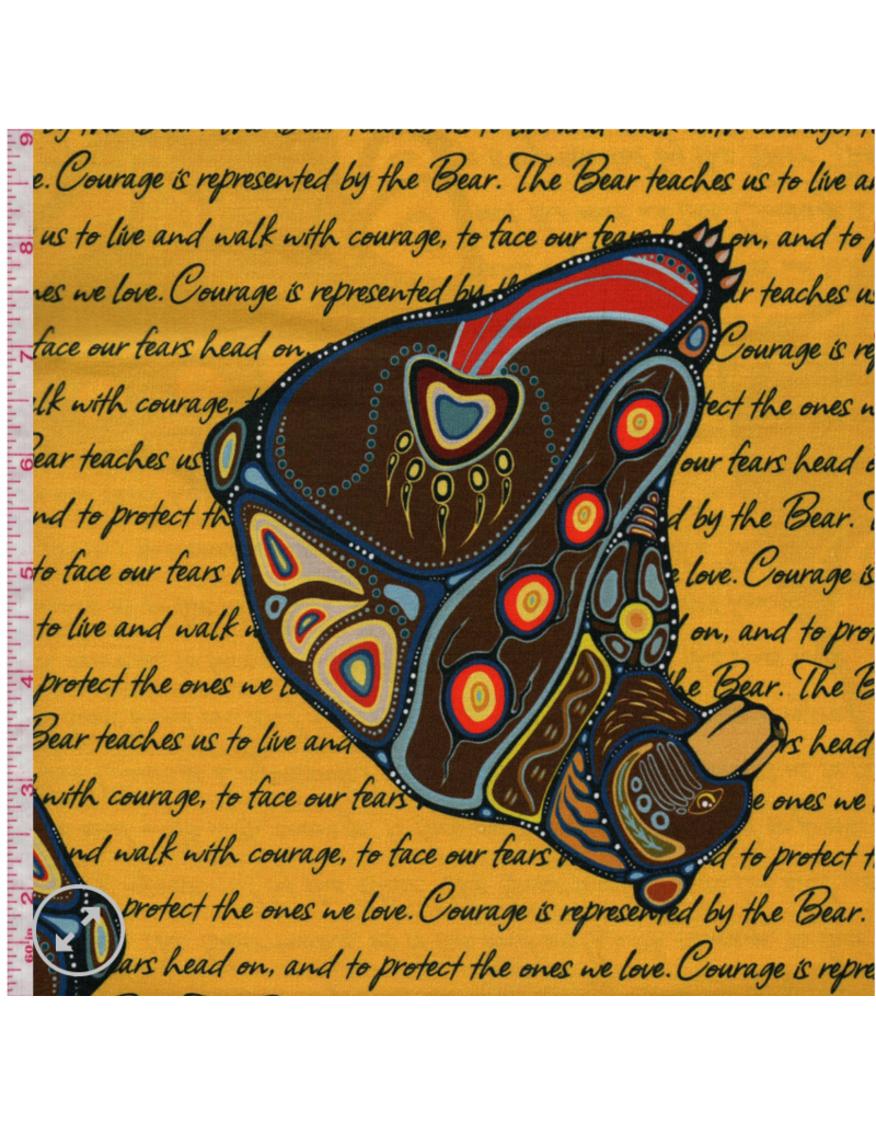 Jackie Traverse -  7 Teachings Bear - GOLD