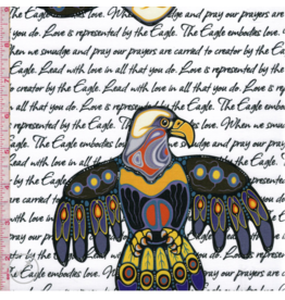 Jackie Traverse -  7 Teachings Eagle - White