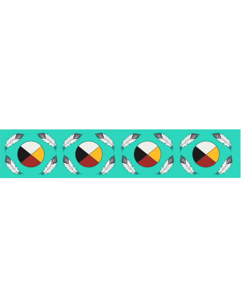 Jessica Somers - Medicine Wheel Ribbon - Aqua