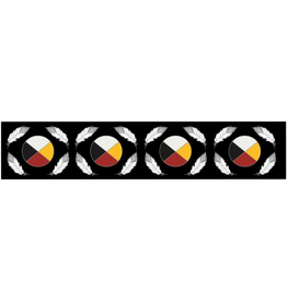 Jessica Somers - Medicine Wheel Ribbon - Black