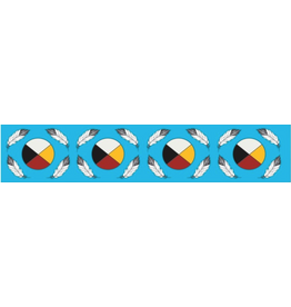 Jessica Somers - Medicine Wheel Ribbon - Blue