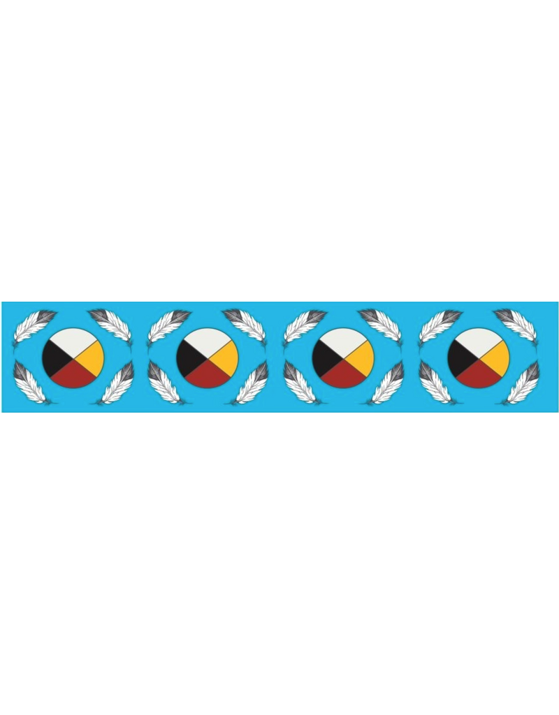 Jessica Somers - Medicine Wheel Ribbon - Blue