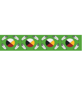 Jessica Somers - Medicine Wheel Ribbon - Green