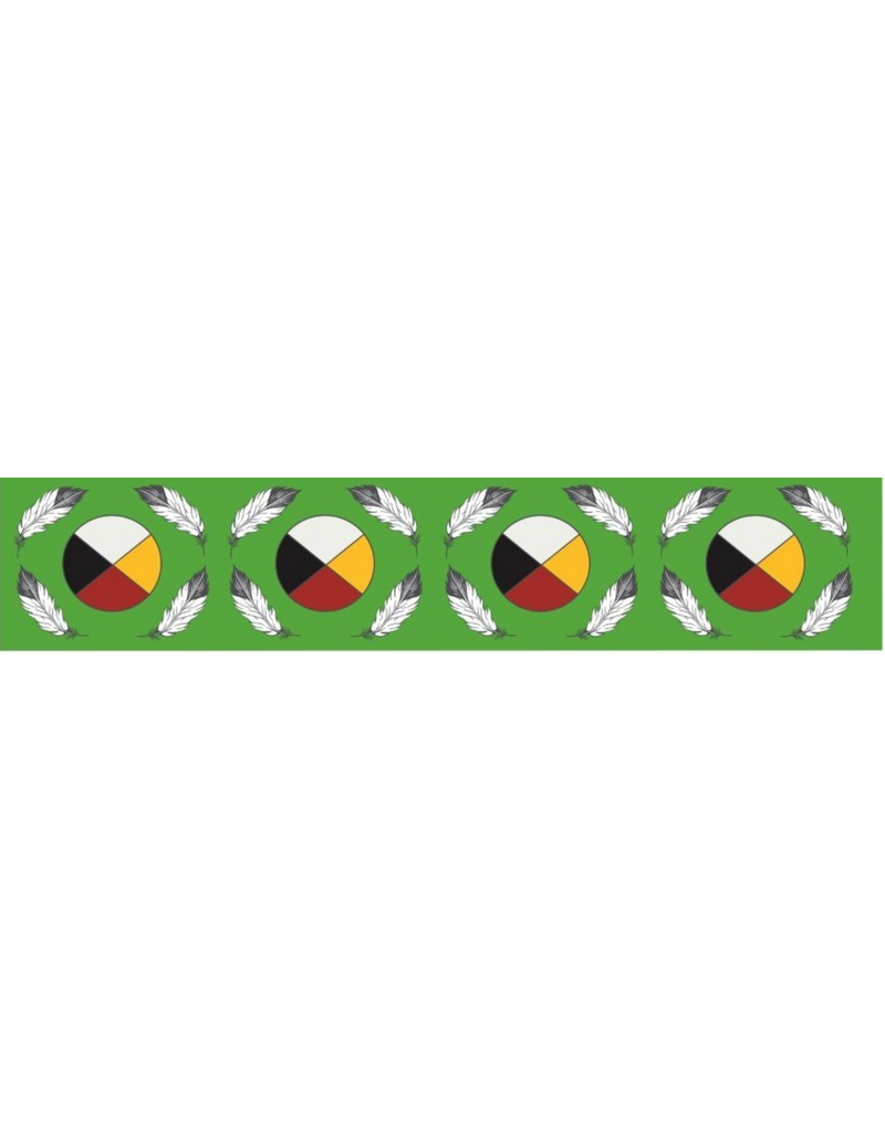 Jessica Somers - Medicine Wheel Ribbon - Green