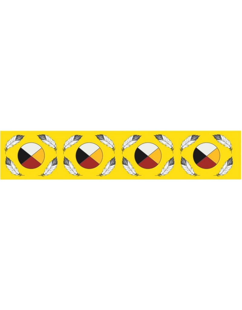 Jessica Somers - Medicine Wheel Ribbon - Yellow
