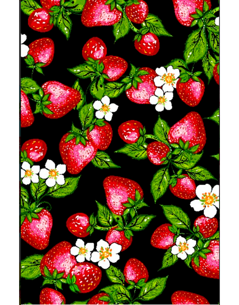 Strawberry Dream Catch - Allover - Black