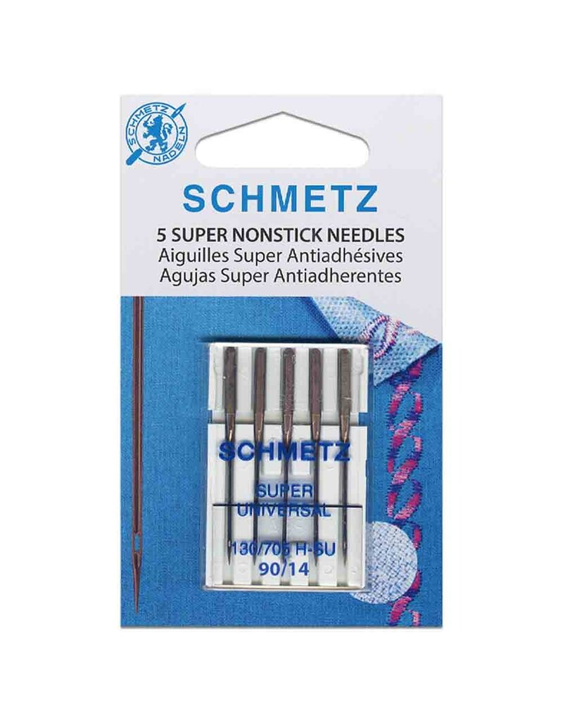 SCHMETZ #4503 Super NonStick Needles Carded - 90/14 - 5 count